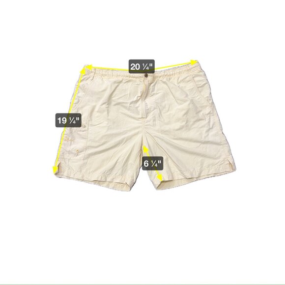 Tommy Bahama Mens Yellow Drawstring Nylon Shorts Size Large - Picture 7 of 9